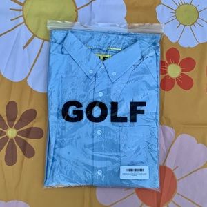 Golf Wang Long Sleeve Oxford Blue Button Up